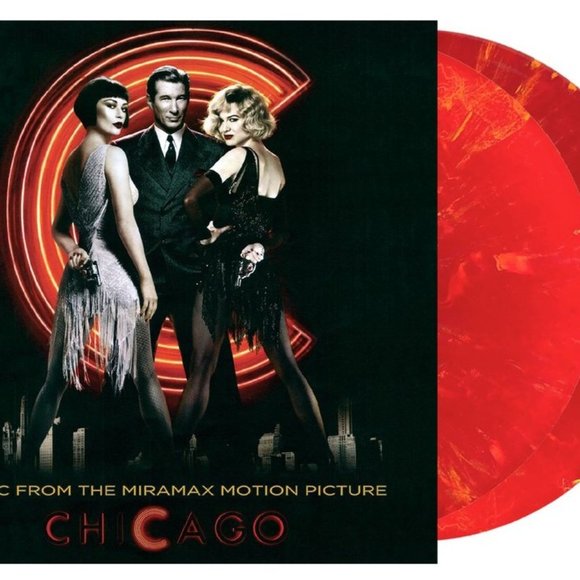 Chicago Soundtrack 2-LP ~ Ltd Ed Colored Vinyl (Red w/Yellow Streaks) ~ Sealed! - Picture 1 of 3